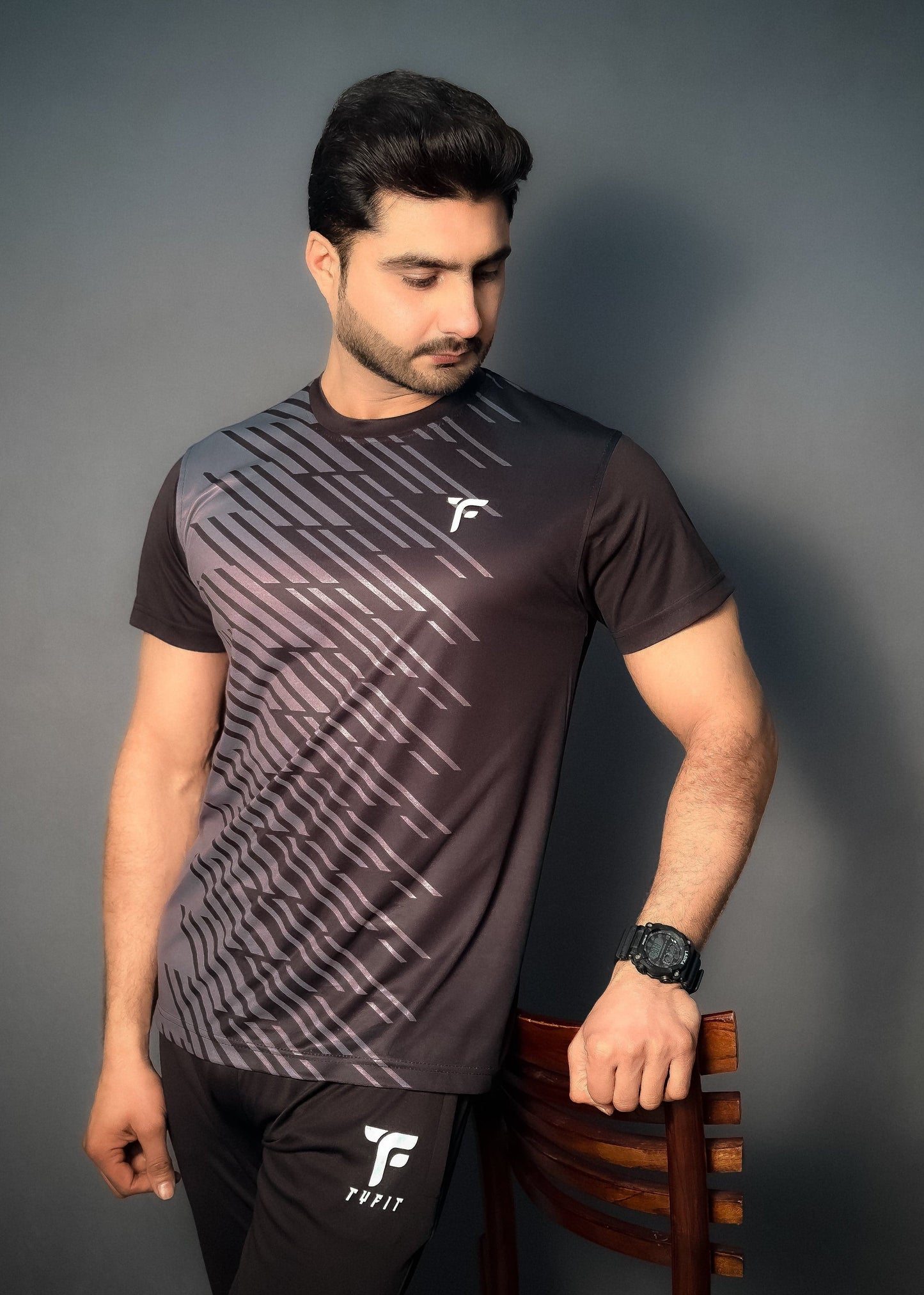Men Exclusive Track Suit Rainy Lines